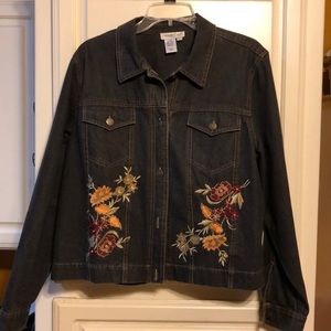 Embroidered Denim Jacket